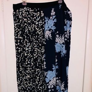 ASOS Curve Floral Pants with Split Print